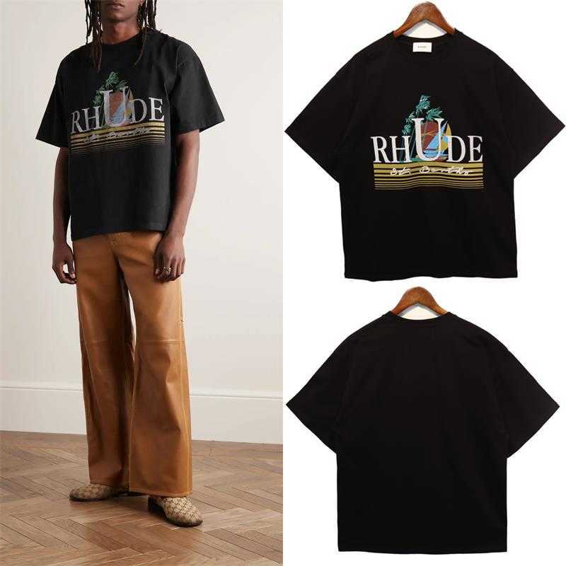 Designer Fashion Clothing Tees Hip hop TShirts 23ssrhude Men's Printed Popular Couple Summer Round Neck Trend Brand Short Sleeve T-shirt Streetwear Tops Sportswear, Black
Designer Fashion Clothing Tees Hip hop TShirts 23ssrhude Men's Printed Popular Couple Summer Round Neck Trend Brand Short Sleeve T-shirt Streetwear Tops Sportswear, Black
