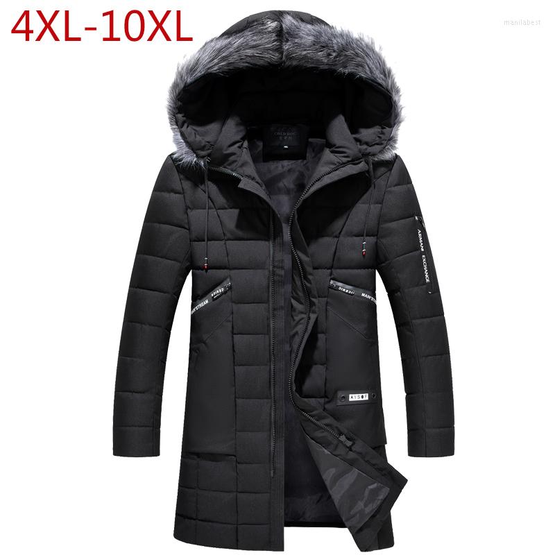 Men's Down Big Size -10XL Mens Winter Hat Detachable Jacket Thick Warm Inner Pocket Parkas Simple Long Style Menswear Hem Practical Coat, Black jacket
Men's Down Big Size -10XL Mens Winter Hat Detachable Jacket Thick Warm Inner Pocket Parkas Simple Long Style Menswear Hem Practical Coat, Black jacket