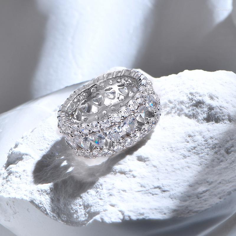 Cluster Rings White Love Line European And American Diamond Ring Exaggerated Ins Style Wide 2023 Summer Accessories
Cluster Rings White Love Line European And American Diamond Ring Exaggerated Ins Style Wide 2023 Summer Accessories
