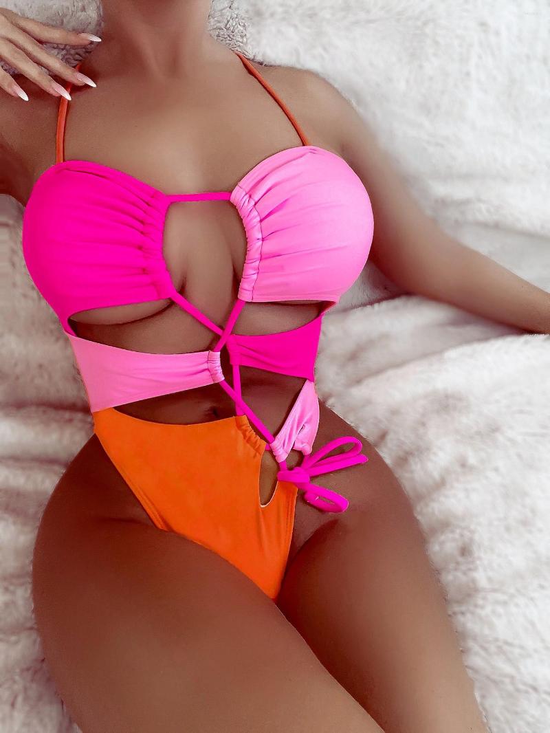 Women' Swimwear Bikini Patchwork Color 2023 Sexy Swimsuit Women One-piece Bathing Suit, Ws4822-d
Women' Swimwear Bikini Patchwork Color 2023 Sexy Swimsuit Women One-piece Bathing Suit, Ws4822-d