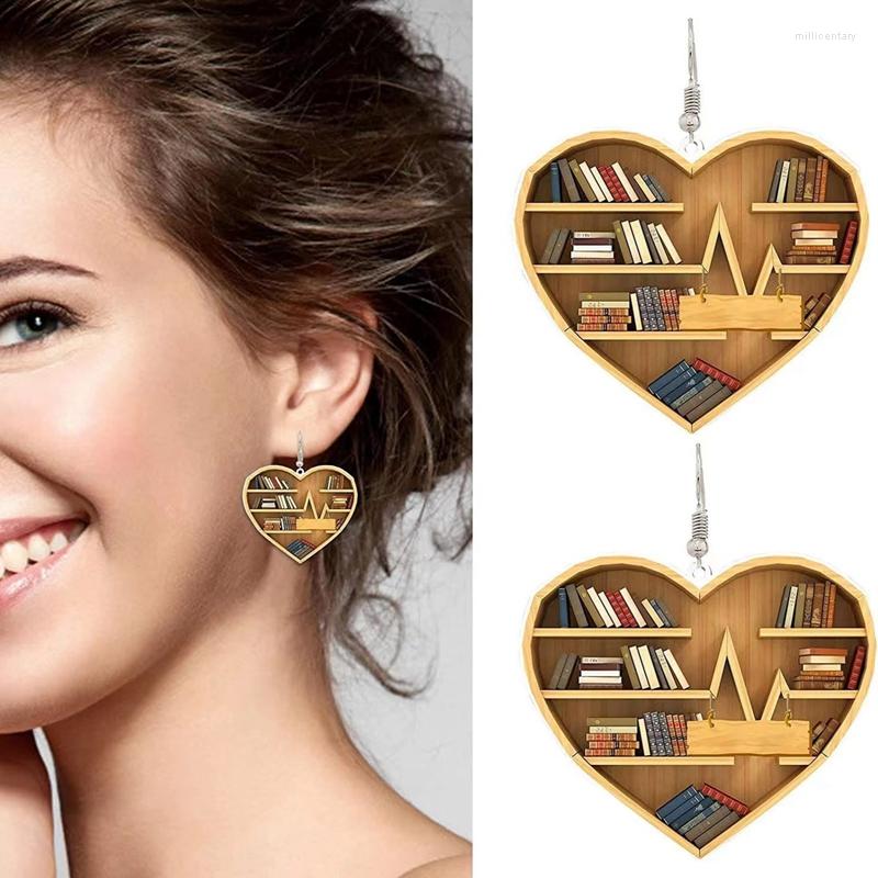 Dangle Earrings Retro Library Books Fun Bookshelf Creative Printed Glass Convex Round Female Girl Nerd Gift
Dangle Earrings Retro Library Books Fun Bookshelf Creative Printed Glass Convex Round Female Girl Nerd Gift