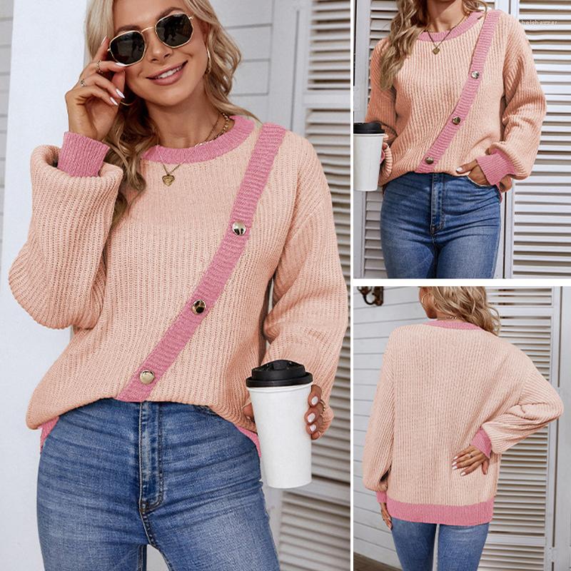 Women' Sweaters Pullover Women' Knitted Sweater Casual Fashion Loose Long Sleeve Round Neck Comfortable Female Clothes Pull Femme, Pink
Women' Sweaters Pullover Women' Knitted Sweater Casual Fashion Loose Long Sleeve Round Neck Comfortable Female Clothes Pull Femme, Pink