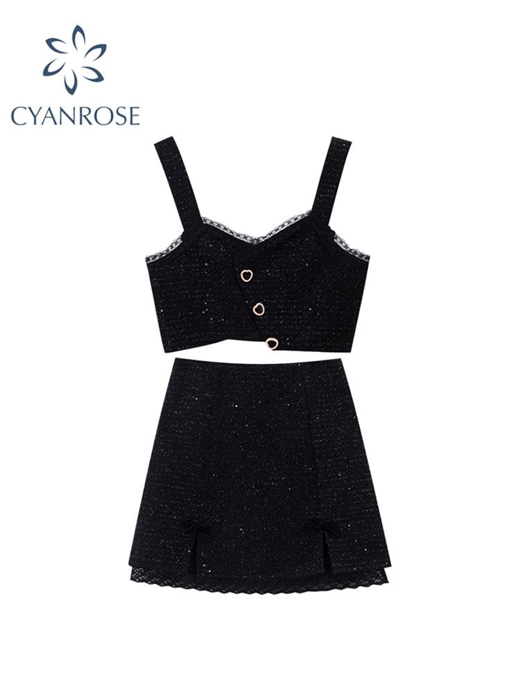 Dress Sexy Bodycon Outfits Women Tweed Chic Sleeveless Camisole Tops+ALine Skirt Party Night Club Slim Streetwear 2 Pieces Sets Tide, Picture color
Dress Sexy Bodycon Outfits Women Tweed Chic Sleeveless Camisole Tops+ALine Skirt Party Night Club Slim Streetwear 2 Pieces Sets Tide, Picture color