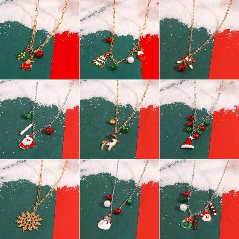Chains Christmas Necklace Europe And America Cartoon Dripping Snowman Elk Bell Collarbone Chain Long Sweater Women
Chains Christmas Necklace Europe And America Cartoon Dripping Snowman Elk Bell Collarbone Chain Long Sweater Women