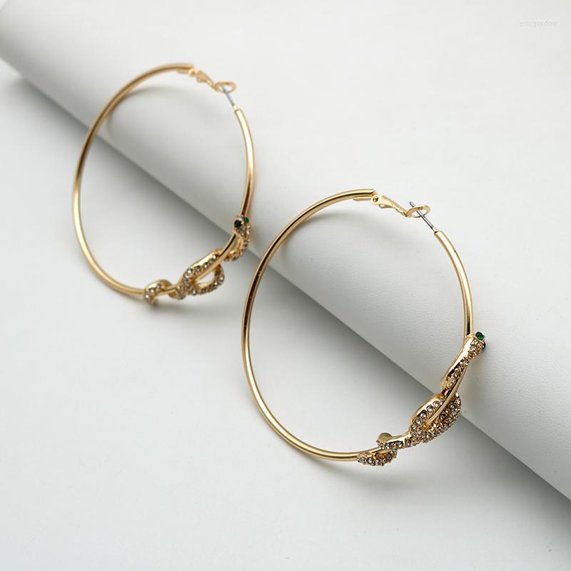 Hoop Earrings Design Punk Rhinestone Circle Earring For Women Fashion Snake Shape Crystal Hip Hop Party Jewelry Gifts
Hoop Earrings Design Punk Rhinestone Circle Earring For Women Fashion Snake Shape Crystal Hip Hop Party Jewelry Gifts