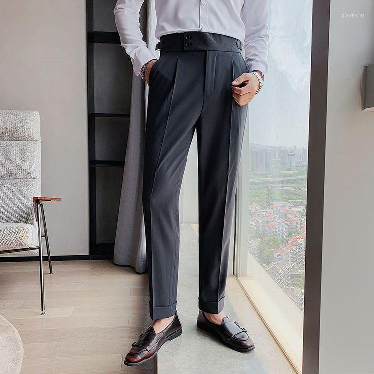 Men's Suits 2023 British Style Solid High Waist Draped Trousers Korea Men Formal Blazer Pants Slim Business Casual Suit Homme H244, Black
Men's Suits 2023 British Style Solid High Waist Draped Trousers Korea Men Formal Blazer Pants Slim Business Casual Suit Homme H244, Black