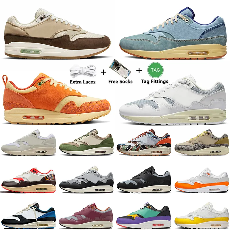 Women Mens Mx 1 87 Running Shoes Air Airmaxs Max 1 Somos Familia Amsterdam Patta Waves Concepts x Kasina x Won-Ang Safari Travis Scotts Fragment sports sneakers Size 13, Item.46 36-45
Women Mens Mx 1 87 Running Shoes Air Airmaxs Max 1 Somos Familia Amsterdam Patta Waves Concepts x Kasina x Won-Ang Safari Travis Scotts Fragment sports sneakers Size 13, Item.46 36-45