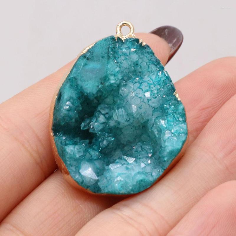 Pendant Necklaces Natural Stone Druzy Agate Irregular Shape Charms For Jewelry Making DIY Necklace Earrings Accessories 25x35mm-30x40mm
Pendant Necklaces Natural Stone Druzy Agate Irregular Shape Charms For Jewelry Making DIY Necklace Earrings Accessories 25x35mm-30x40mm