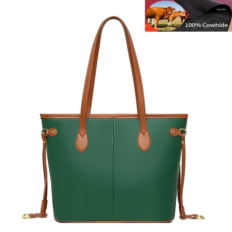 Evening Bags Cowhide Women's Shoulder Bag Large Capacity Genuine Leather Handbag Fashion Designer Lady Messenger Commuter Casual Tote, Khaki
Evening Bags Cowhide Women's Shoulder Bag Large Capacity Genuine Leather Handbag Fashion Designer Lady Messenger Commuter Casual Tote, Khaki