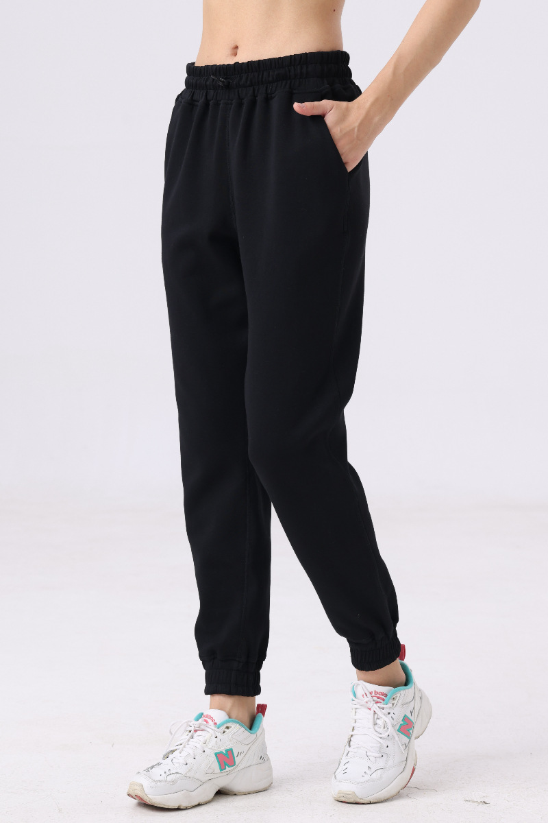 ADAPTED STATE Women's Casual Straight Trousers Autumn and Winter Loose Outdoor Drawstring Straight Trousers