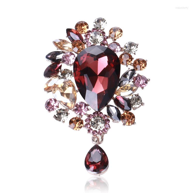 Brooches Rhinstone Waterdrop Women Unisex 4-color Crystal Flower Party Wedding Daily Office Clothing Brooch Pins Gifts
Brooches Rhinstone Waterdrop Women Unisex 4-color Crystal Flower Party Wedding Daily Office Clothing Brooch Pins Gifts