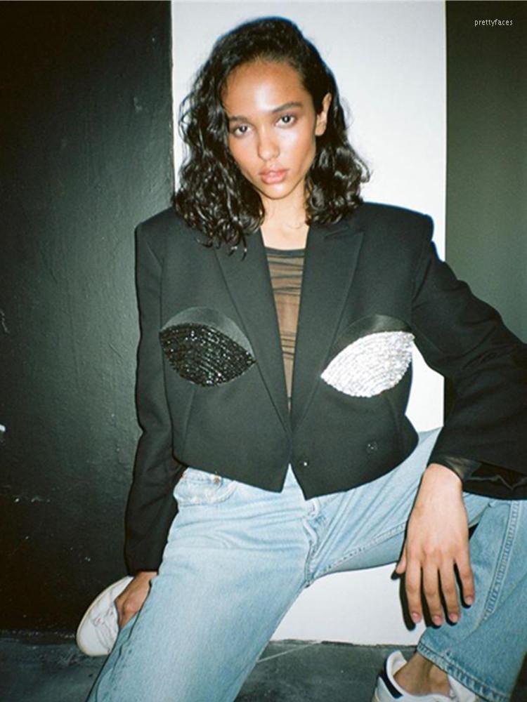 Women's Jackets Runway Winter Sexy Long Sleeve Crystal Diamonds Women Coat 2023 High Street Celebrity Designer Night Club Party, Black
Women's Jackets Runway Winter Sexy Long Sleeve Crystal Diamonds Women Coat 2023 High Street Celebrity Designer Night Club Party, Black
