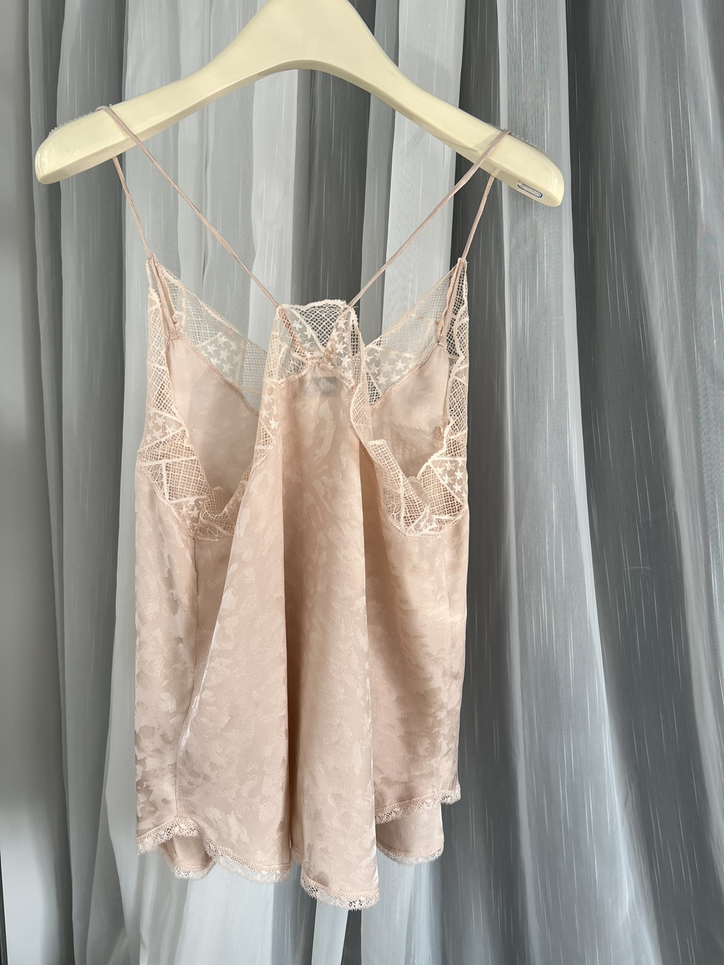 Camisoles Tanks Women's Leopard Printed Camisole Sexy Lace Stitching 100% Silk Sleeveless Summer V-neck Sling Tops for Female 230420