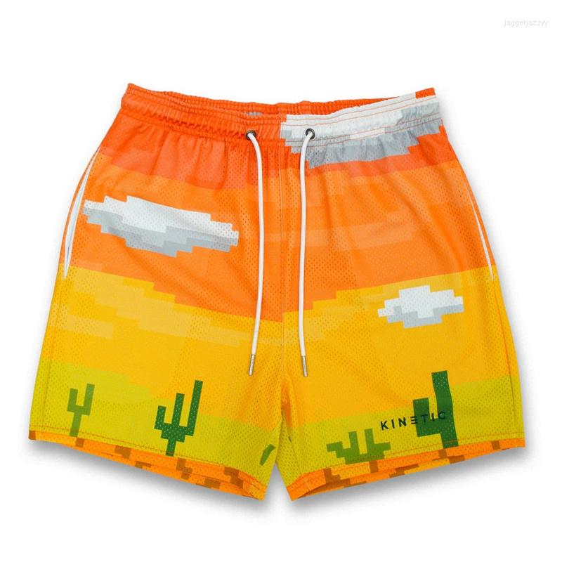 Men's Shorts Kinetic Men Summer Casual Sports Pants Quarter Mesh Bermuda Printing Breathable Loose, Green
Men's Shorts Kinetic Men Summer Casual Sports Pants Quarter Mesh Bermuda Printing Breathable Loose, Green