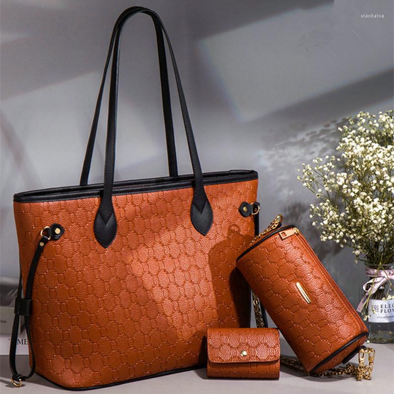Evening Bags 2023 Fashion Handbag Trend Simple One Shoulder Oblique Crossbody Bag Large Capacity Three-piece Set Female Tote, Beige
Evening Bags 2023 Fashion Handbag Trend Simple One Shoulder Oblique Crossbody Bag Large Capacity Three-piece Set Female Tote, Beige