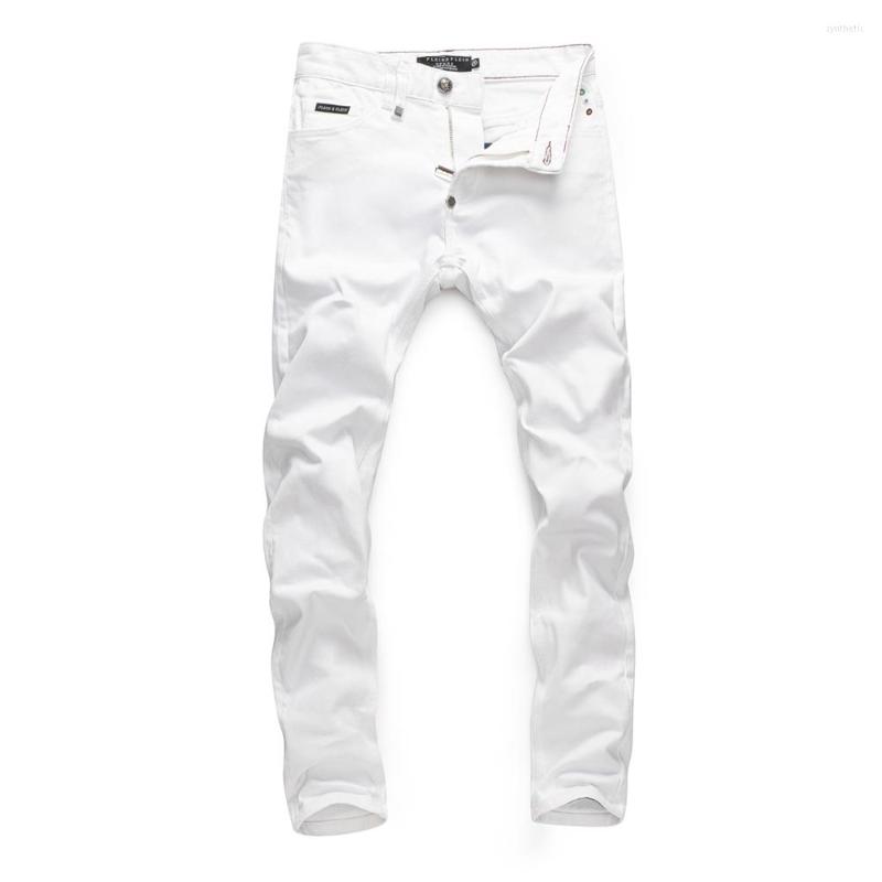 Men's Jeans PLEINXPLEIN Men White Mens Slim Denim Trousers Skulls Straight Elastic Stretch Pants For Party, 8378 white
Men's Jeans PLEINXPLEIN Men White Mens Slim Denim Trousers Skulls Straight Elastic Stretch Pants For Party, 8378 white
