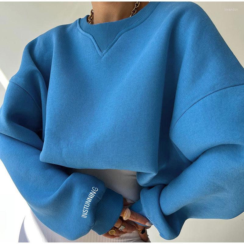 Women' Hoodies Women Leisure Baggy Fleece Sports Sweatshirt 2023 Autumn Solid O-Neck Long Sleeve Pullovers Fashion High Street Female Tops, Black
Women' Hoodies Women Leisure Baggy Fleece Sports Sweatshirt 2023 Autumn Solid O-Neck Long Sleeve Pullovers Fashion High Street Female Tops, Black