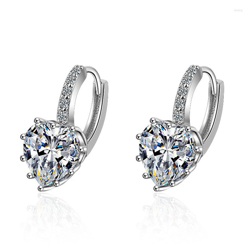 Dangle Earrings Fashion Design S925 Stamp Silver Color Heart-shaped Zircon Drop Earring For Women Luxury Crystal Jewelry Girl Gift Trendy
Dangle Earrings Fashion Design S925 Stamp Silver Color Heart-shaped Zircon Drop Earring For Women Luxury Crystal Jewelry Girl Gift Trendy