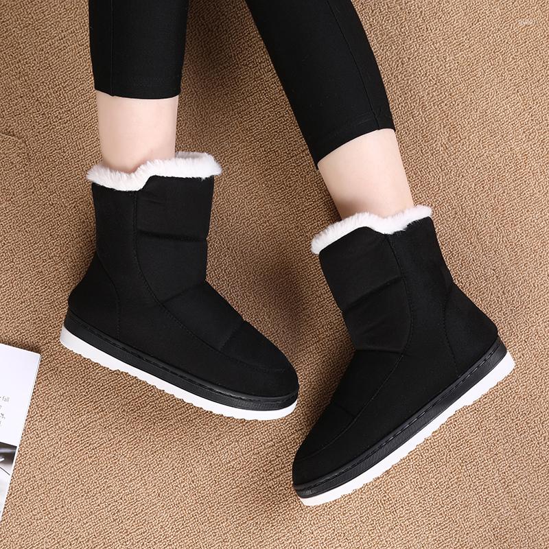 Boots Lasyarrow Women Snow Female Plush Winter Warm Fur Inside Ankle Botas Mujer Flats Shoes Woman, Black
Boots Lasyarrow Women Snow Female Plush Winter Warm Fur Inside Ankle Botas Mujer Flats Shoes Woman, Black