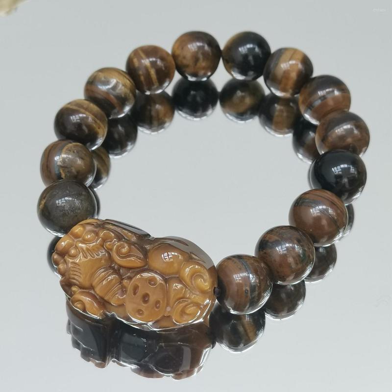 Strand Lii Ji ReaL Stone 12mm Tiger's Eye Bracelet Pixiu For Money Coming Stock Sale 1pcs Women Men Jewelry
Strand Lii Ji ReaL Stone 12mm Tiger's Eye Bracelet Pixiu For Money Coming Stock Sale 1pcs Women Men Jewelry