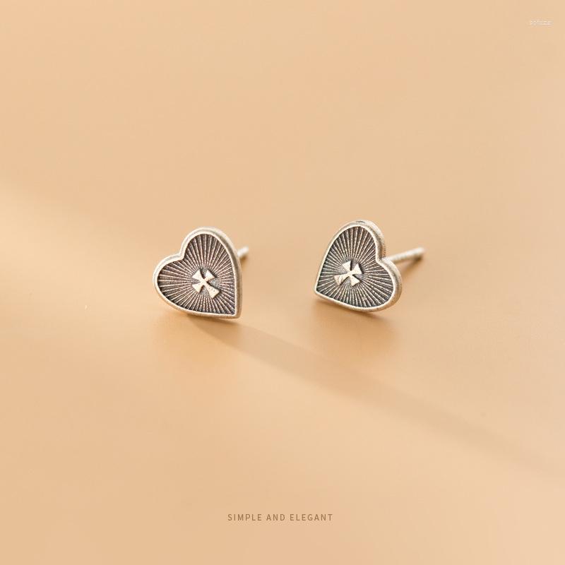 Stud Earrings COLUSIWEI Authentic 925 Sterling Silver Heart With Cross For Women Vintage National Style Ear Pins Fine Jewelry
Stud Earrings COLUSIWEI Authentic 925 Sterling Silver Heart With Cross For Women Vintage National Style Ear Pins Fine Jewelry