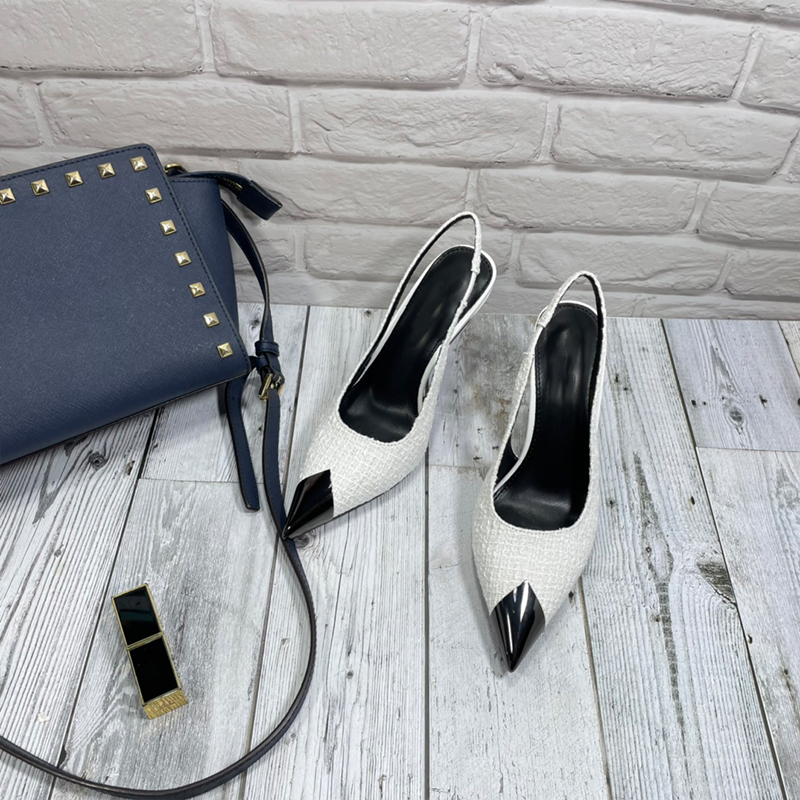 Fashion Designer Sandals Brush Leather Slingback Pumps 7-9CM High Heels Summer Casual Womens Shoes Luxury Slippers
Fashion Designer Sandals Brush Leather Slingback Pumps 7-9CM High Heels Summer Casual Womens Shoes Luxury Slippers