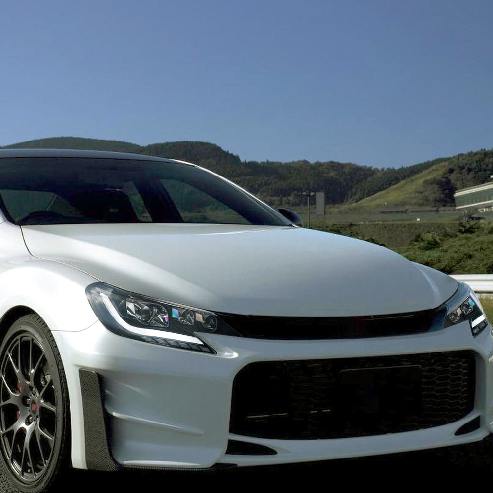 LED Headlights For Cars For Toyota REIZ 20 14-20 17 Upgrade Bifocal Lens Headlight Demon Eye Running Head Lights