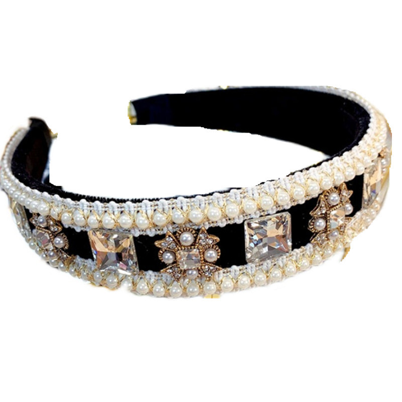 Classic Korean Handmade Rhinestone Band Pearl Headband Hair Accessories Female Online Influencer All-Match Fashion out Hairs Pressing Hairpin Headdress Hair Hoop
Classic Korean Handmade Rhinestone Band Pearl Headband Hair Accessories Female Online Influencer All-Match Fashion out Hairs Pressing Hairpin Headdress Hair Hoop