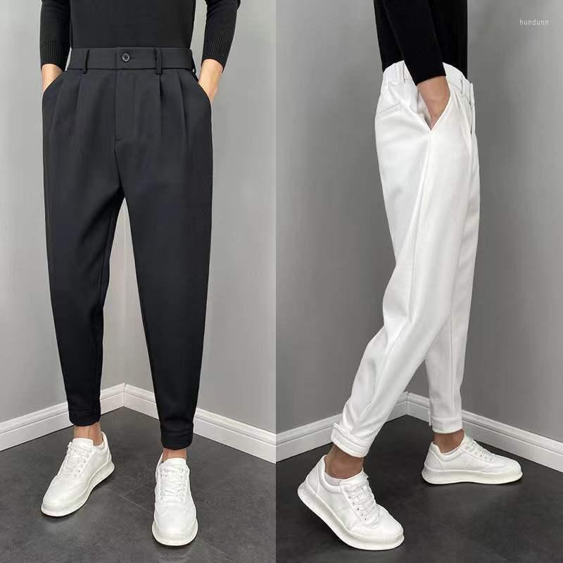 Men's Suits Men's Casual Pants Thin Soft Elasticity Waist Solid Color Pocket Formal Office Social Wedding Party Work Dress Trousers Male, Black
Men's Suits Men's Casual Pants Thin Soft Elasticity Waist Solid Color Pocket Formal Office Social Wedding Party Work Dress Trousers Male, Black