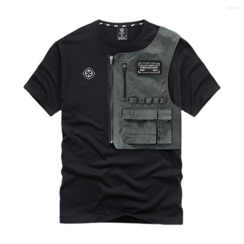 Men's T Shirts Men Shirt Zipper Cargo Sweatshirt Detachable Pockets Hip Hop Hoodies Pullover Soft Fabric O Neck Loose Tops Male Clothes, Black
Men's T Shirts Men Shirt Zipper Cargo Sweatshirt Detachable Pockets Hip Hop Hoodies Pullover Soft Fabric O Neck Loose Tops Male Clothes, Black