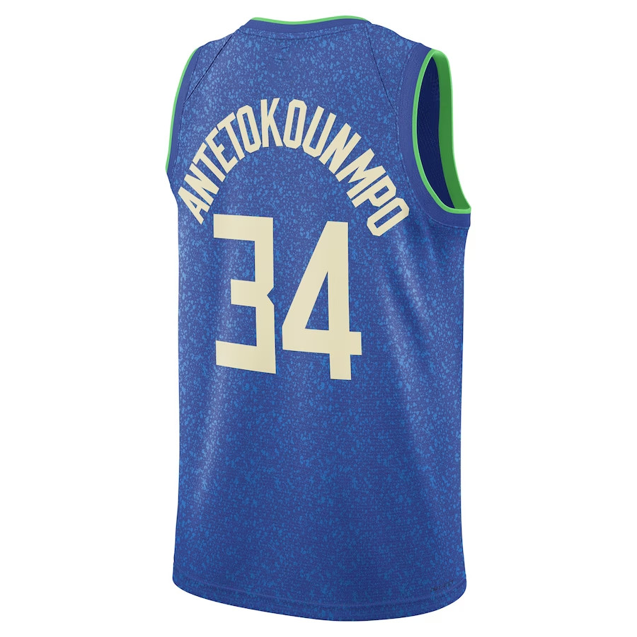 Giannis Antetokounmpo Jersey Basketball Jerseys Myles Turner Bobby Portis Kyle Kuzma Gary Trent Andre Jackson Kevin Porter Gary Harris Jericho Sims Ci