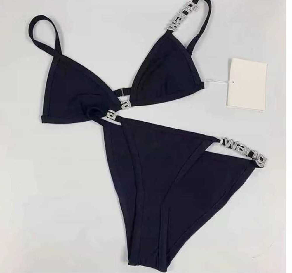 Designer bikini swimsuit Top wonmen designer Aw dawangjia 23 spring and summer new crystal letter decorative wang bikini rimless underwear swimsuit set designer20, Black
Designer bikini swimsuit Top wonmen designer Aw dawangjia 23 spring and summer new crystal letter decorative wang bikini rimless underwear swimsuit set designer20, Black