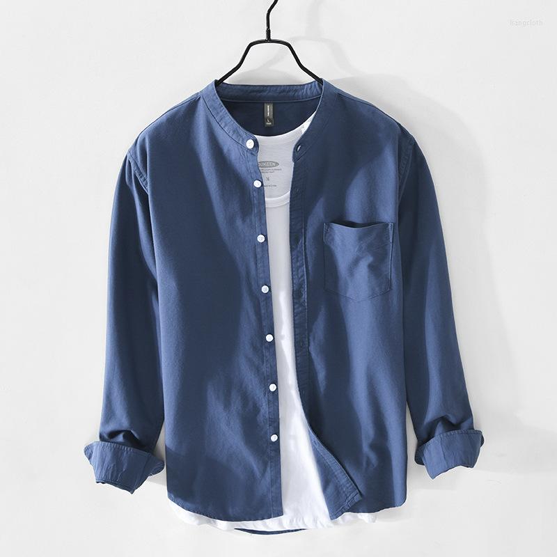 Men's Casual Shirts 2023 Spring Summer Men's Cotton All-Match Long Sleeve Solid Color Man Blouses Streetwear Male White Grey Tops
Men's Casual Shirts 2023 Spring Summer Men's Cotton All-Match Long Sleeve Solid Color Man Blouses Streetwear Male White Grey Tops