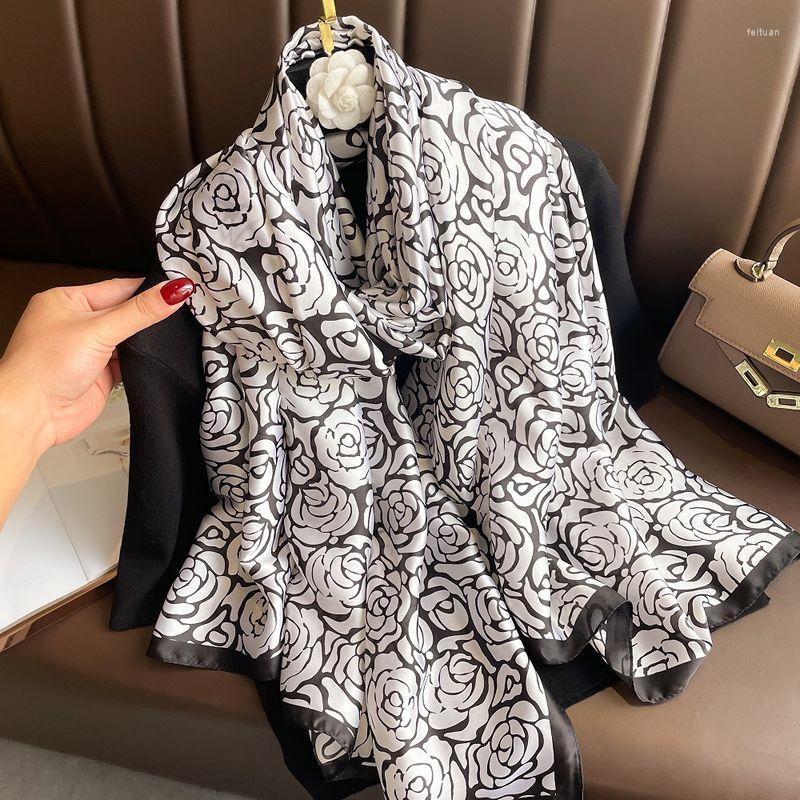 Scarves 2023 Silk Women's Lengthened Printed Imitation Wear Sunscreen Beach And Shawls In Summer
Scarves 2023 Silk Women's Lengthened Printed Imitation Wear Sunscreen Beach And Shawls In Summer