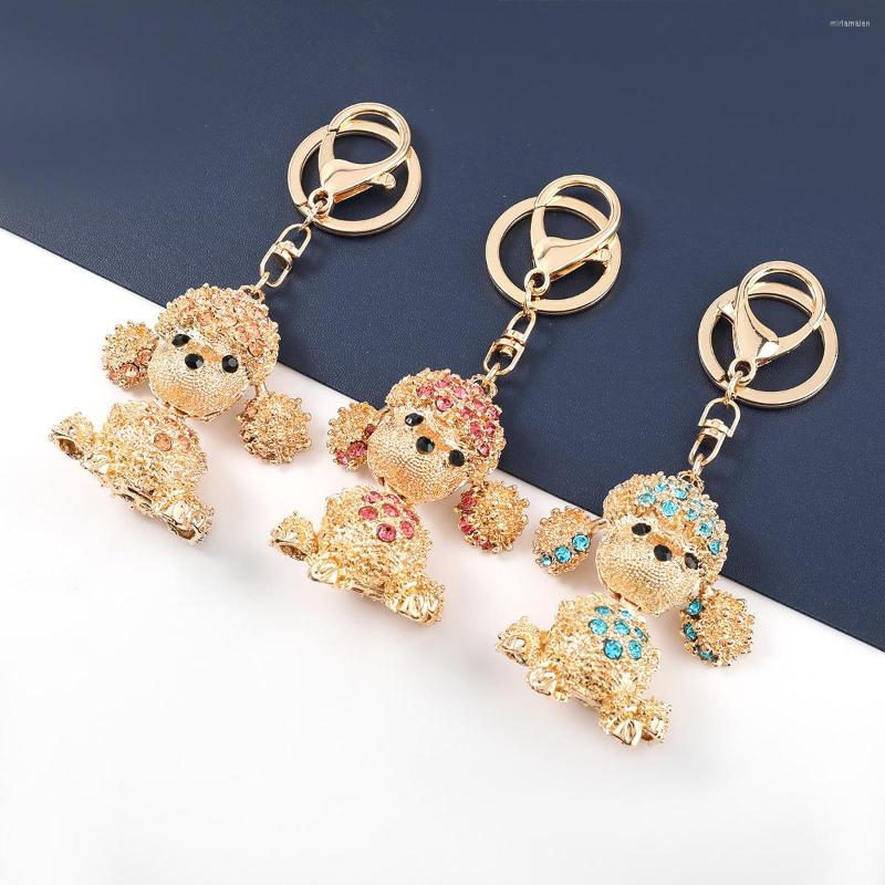 Keychains Cute Rhinestone Dog Key Chain For Friend Crystal Animal Ring Bag Holder Gift Women Girl Charms Car
Keychains Cute Rhinestone Dog Key Chain For Friend Crystal Animal Ring Bag Holder Gift Women Girl Charms Car