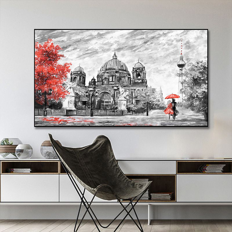 Abstract Lovers Walking In the Street Oil Painting Printed On Canvas Nordic Building Posters And Prints Wall Art For Home Decor
Abstract Lovers Walking In the Street Oil Painting Printed On Canvas Nordic Building Posters And Prints Wall Art For Home Decor
