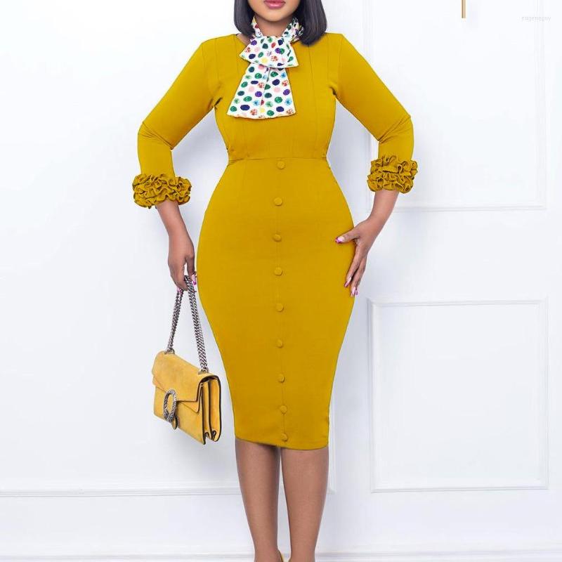 Casual Dresses CHYXSB 2023 Fashion Lady Mid Long Dress Pure Color Round Collar High Street Style Women, Yellow and tie
Casual Dresses CHYXSB 2023 Fashion Lady Mid Long Dress Pure Color Round Collar High Street Style Women, Yellow and tie