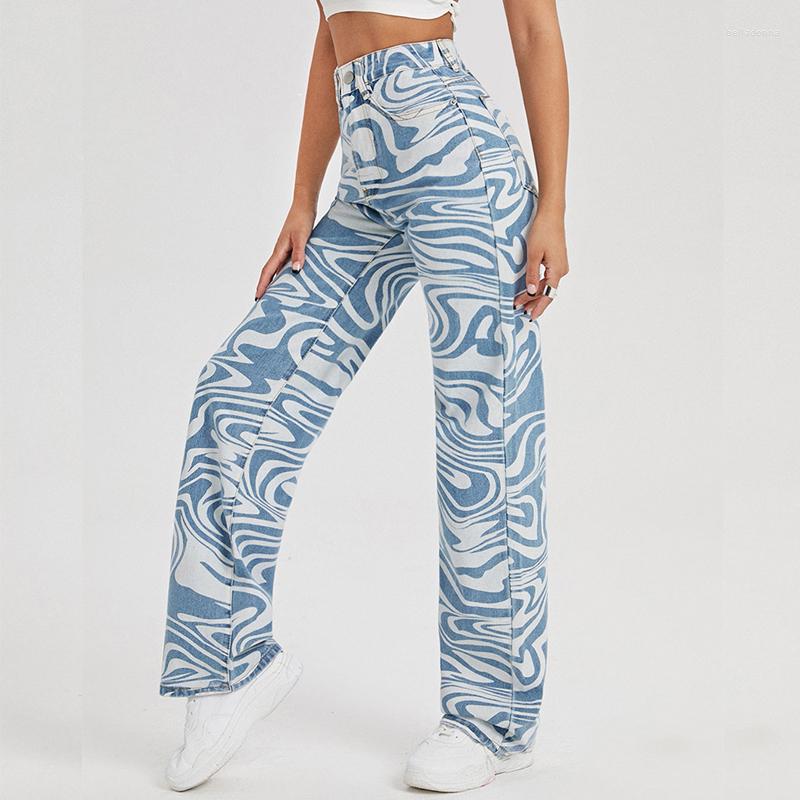 Women's Pants Fashion Zebra Pattern Jeans High Waist Loose Streetwear Trousers Casual Boyfriend Denim Capris Baggy Leg Women 19673, Blue
Women's Pants Fashion Zebra Pattern Jeans High Waist Loose Streetwear Trousers Casual Boyfriend Denim Capris Baggy Leg Women 19673, Blue
