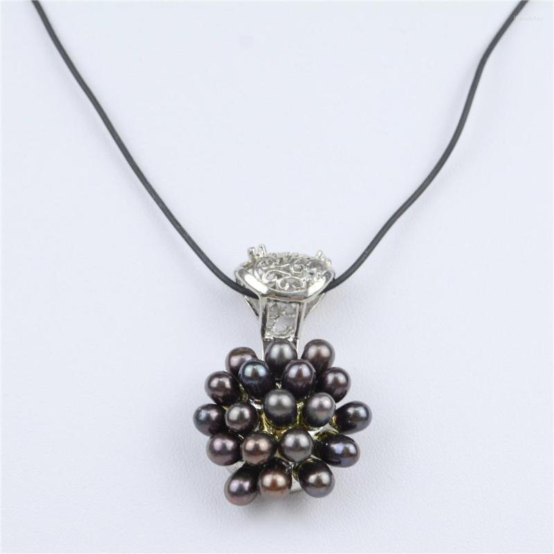 Pendant Necklaces Small 6-7mm Natural Freshwater Necklace Cluster Black Pearls Fine Jewelry For Women Girls Fashion Gift Accessories
Pendant Necklaces Small 6-7mm Natural Freshwater Necklace Cluster Black Pearls Fine Jewelry For Women Girls Fashion Gift Accessories