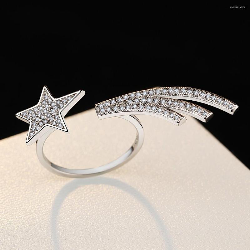 Wedding Rings Wholesale Fashion Star Silver Color For Women Lady Crystal Stone Jewelry Party Gifts Zircon Luxury
Wedding Rings Wholesale Fashion Star Silver Color For Women Lady Crystal Stone Jewelry Party Gifts Zircon Luxury