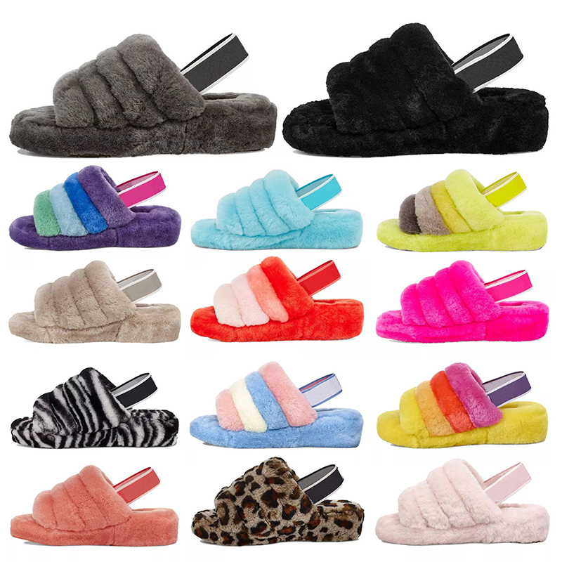 Australian austrailia Women Slippers Slide Fluffy Furry Black Grey Coffee Classic Sandals Winter Solid Color Home Indoor Flats uggly Shoes 36-45
Australian austrailia Women Slippers Slide Fluffy Furry Black Grey Coffee Classic Sandals Winter Solid Color Home Indoor Flats uggly Shoes 36-45