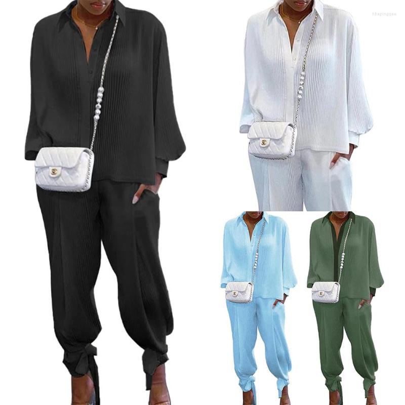 Women's Two Piece Pants Autumn 2 Set Women Tops Tracksuit 2023 Casual Solid Suit Long Sleeve V-neck Shirt Loose Sportwear Outfit
Women's Two Piece Pants Autumn 2 Set Women Tops Tracksuit 2023 Casual Solid Suit Long Sleeve V-neck Shirt Loose Sportwear Outfit