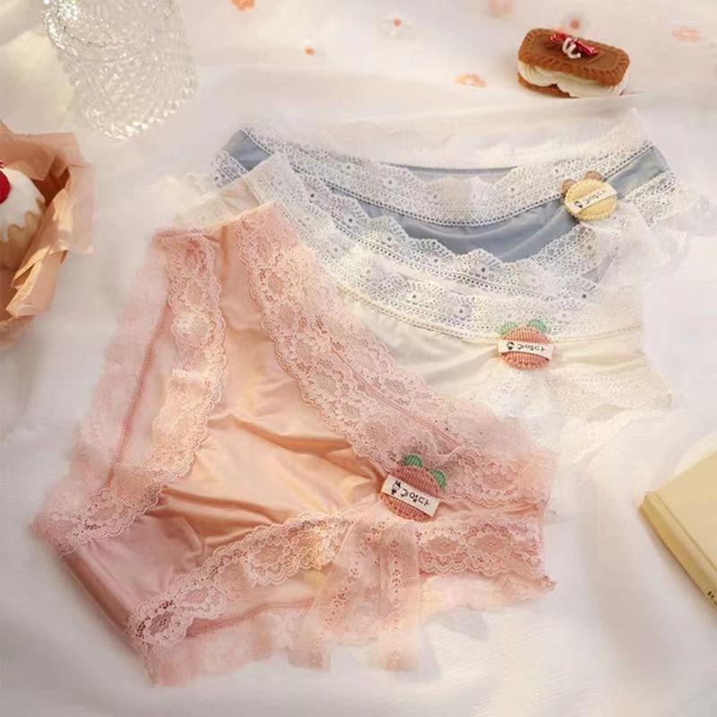 Women's Panties Ears Lace For Women Middle Waist Underwear Ruffles Ribbon Briefs Transparent Mesh Female Lingerie, Pink
Women's Panties Ears Lace For Women Middle Waist Underwear Ruffles Ribbon Briefs Transparent Mesh Female Lingerie, Pink