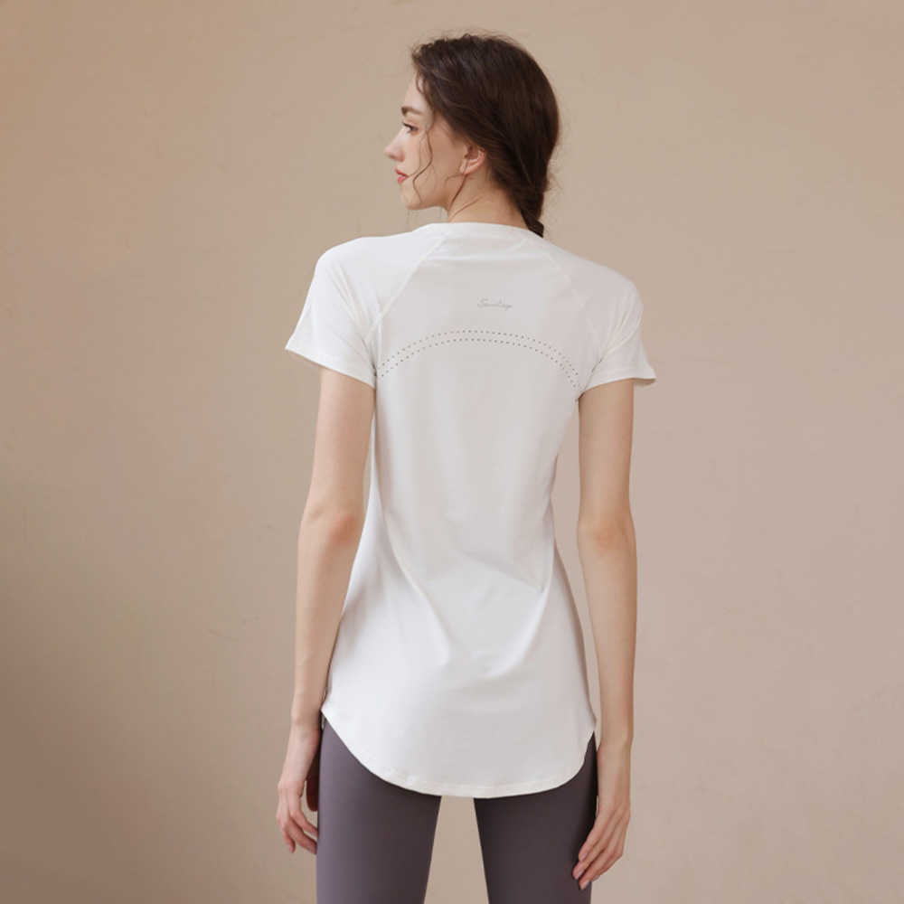 Tracksuits Spring Summer New Fitness Suit Women's Long Hip Covering Slim Running Top with Advanced Sense Sports Quick Drying Cover Up Yoga, White
Tracksuits Spring Summer New Fitness Suit Women's Long Hip Covering Slim Running Top with Advanced Sense Sports Quick Drying Cover Up Yoga, White