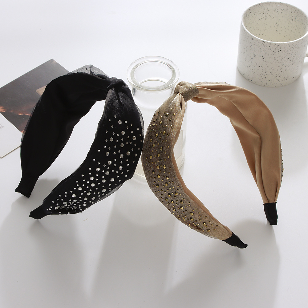 HairJewelry Headbands Temperament Versatile Hair Hoops with Rhinestone embellishments, Wide Edge Hair Clips, Pressed Hair Ornaments, Mesh Headband 
HairJewelry Headbands Temperament Versatile Hair Hoops with Rhinestone embellishments, Wide Edge Hair Clips, Pressed Hair Ornaments, Mesh Headband
