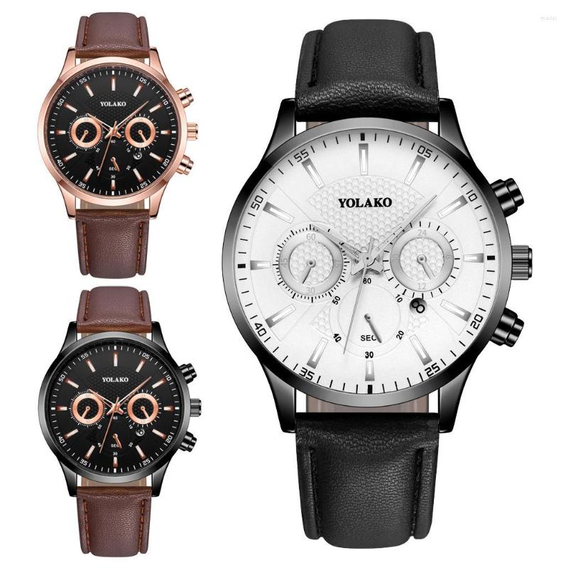 Wristwatches Luxury Men Business Leather Strap Calendar Watch Mens 2 Eyes Military Sport Casual Quartz Relogio Masculino Male Clock
Wristwatches Luxury Men Business Leather Strap Calendar Watch Mens 2 Eyes Military Sport Casual Quartz Relogio Masculino Male Clock