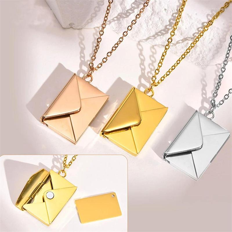 Chains 50pcs/Lot Creative Clamshell Magnetic Suction Envelope DIY Personality Stainless Steel Necklace Valentine's Day Accessories
Chains 50pcs/Lot Creative Clamshell Magnetic Suction Envelope DIY Personality Stainless Steel Necklace Valentine's Day Accessories