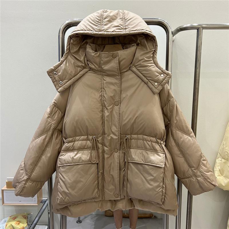 Parkas Winter Women Drawstring Waist Hooded Winter Down Parkas Jacket Stand Collar Long Sleeve Casual Beige Khaki Black Short Outerwear
Parkas Winter Women Drawstring Waist Hooded Winter Down Parkas Jacket Stand Collar Long Sleeve Casual Beige Khaki Black Short Outerwear