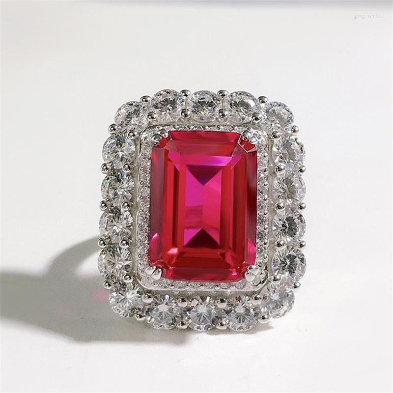 Cluster Rings Jewelry 2023 European And American High End Ruby Ring Set With 10 14 Carbon Diamond Luxury Women's
Cluster Rings Jewelry 2023 European And American High End Ruby Ring Set With 10 14 Carbon Diamond Luxury Women's