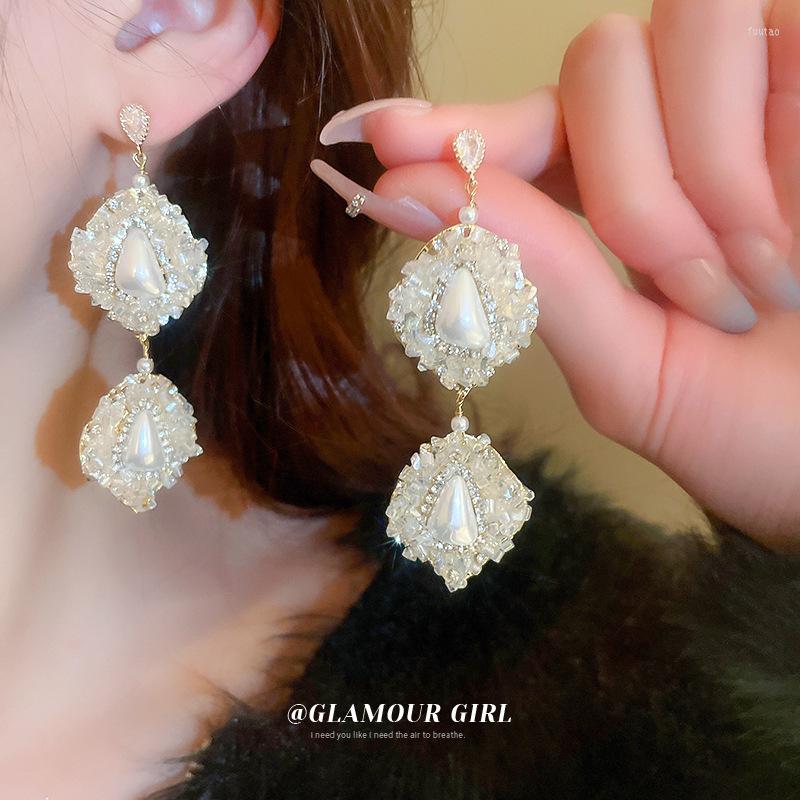 Dangle Earrings Exaggerate Leaf Crystal For Women Bijoux Luxury Geometric Rhinestone Pearl Statement Jewelry
Dangle Earrings Exaggerate Leaf Crystal For Women Bijoux Luxury Geometric Rhinestone Pearl Statement Jewelry